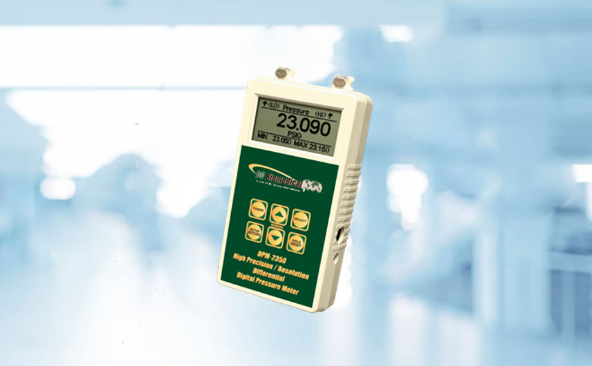 Digital Press/Vac Meter – Differential for Anesthesia – +/-0.05% Full Scale – 5 1/2 Digit Display
